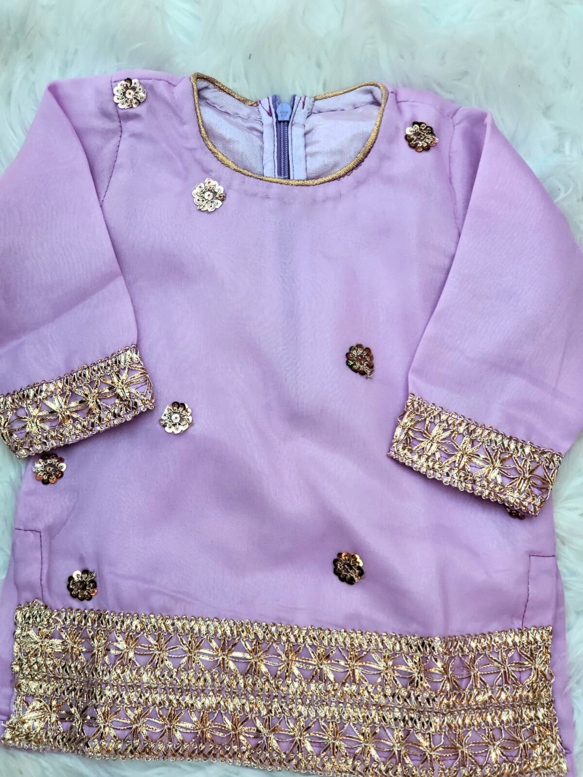 Lavender Grace Kurta Pajama Set with Dupatta