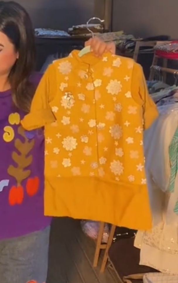 Mustard Yellow Kurta Pajama Set for Boys