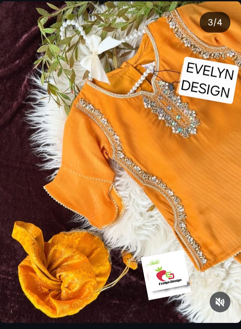 Kids Mango Sharara Suit with Dupatta